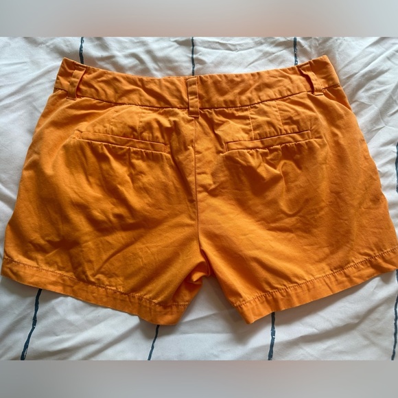 Loft Orange Chino Cotton Shorts - Picture 3 of 8